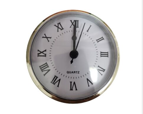 plastic 90mm insert clock