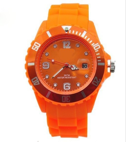 classic silicone quartz watch popular watch