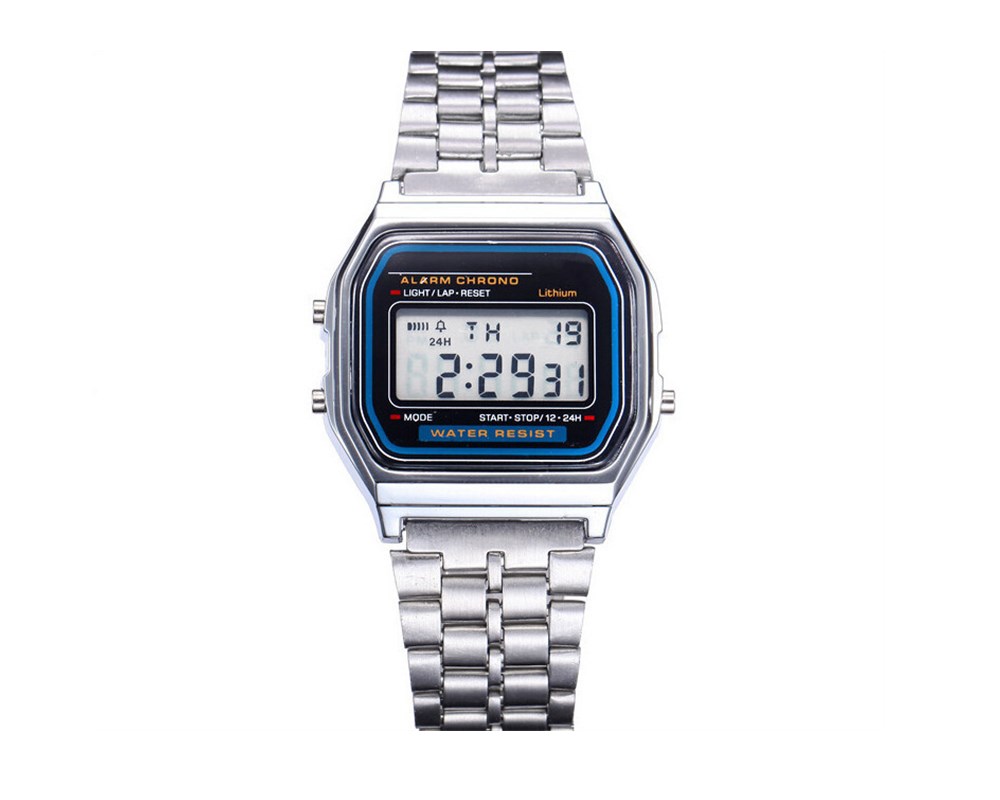 Metal Lcd watch digital watch