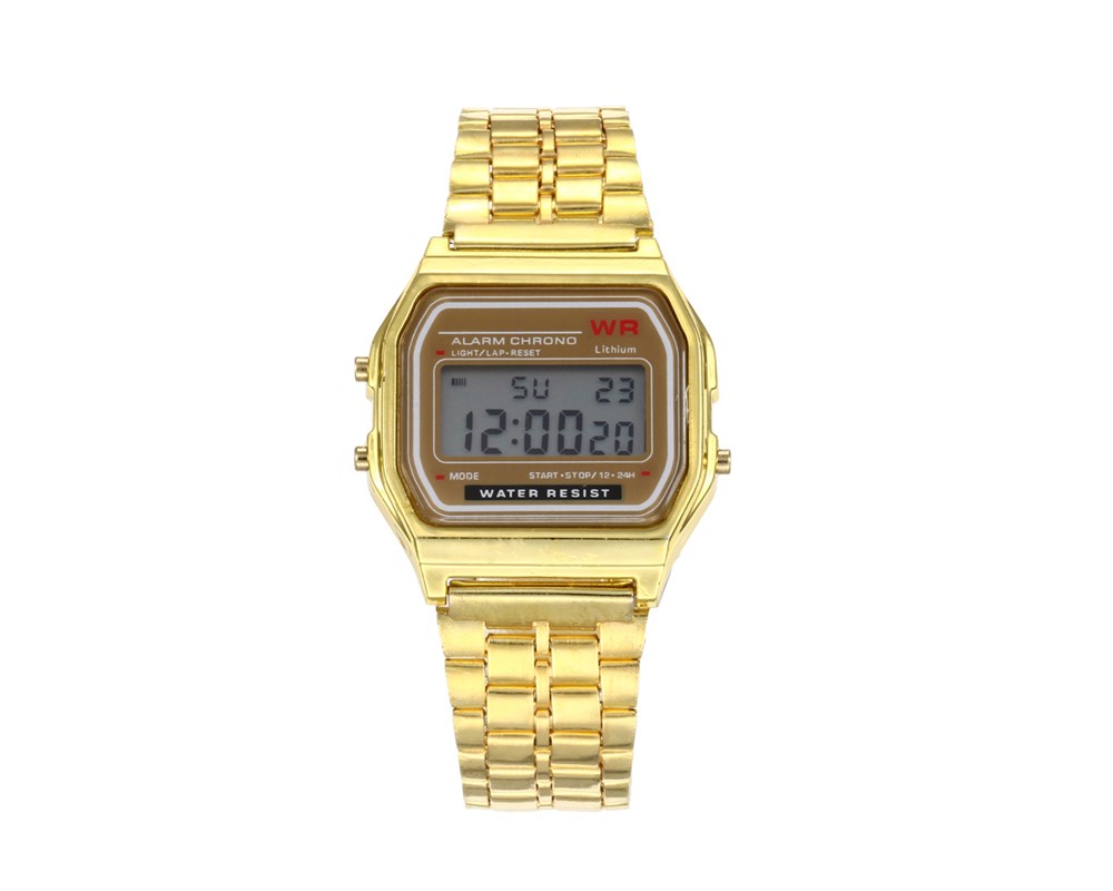 Metal Lcd watch digital watch