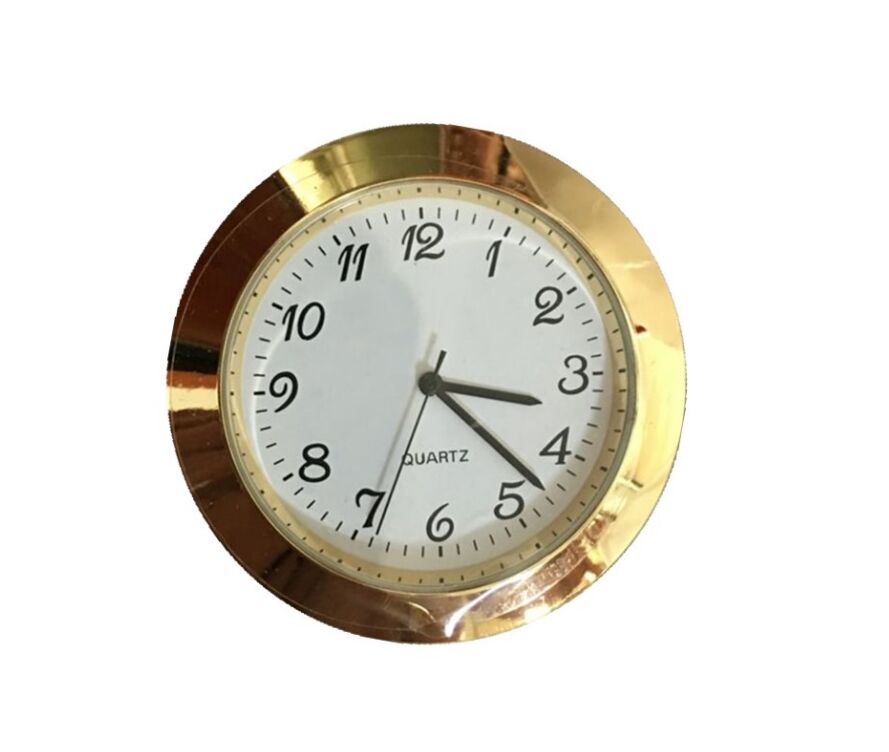 2inch insert clock 50mm insertion clock