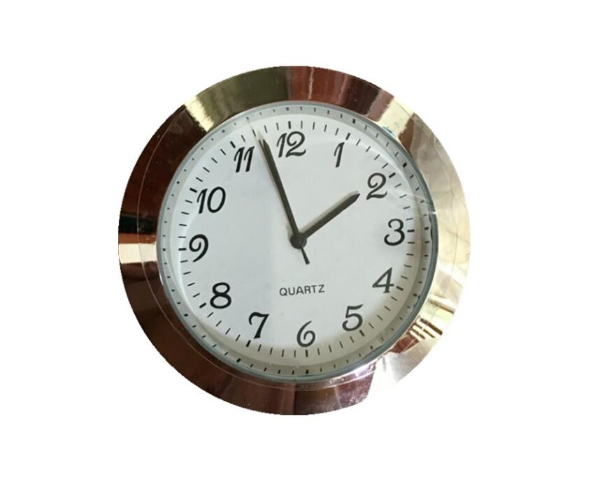 2inch insert clock 50mm insertion clock